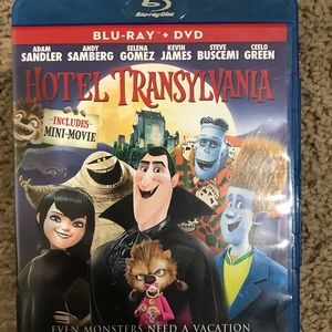 Blu-ray and DVD disc’s Hotel Transylvania